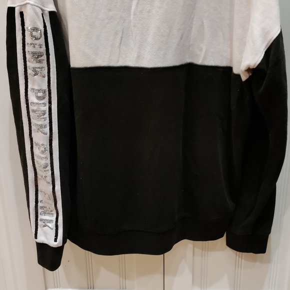 PINK Quarter Zip Pullover Sweater Size Large - Picture 2 of 6